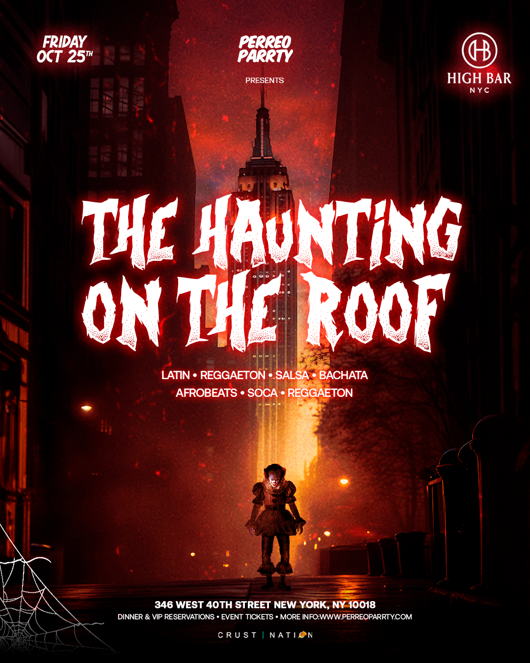 The Haunting on the Roof - Halloween Party at High Bar NYC