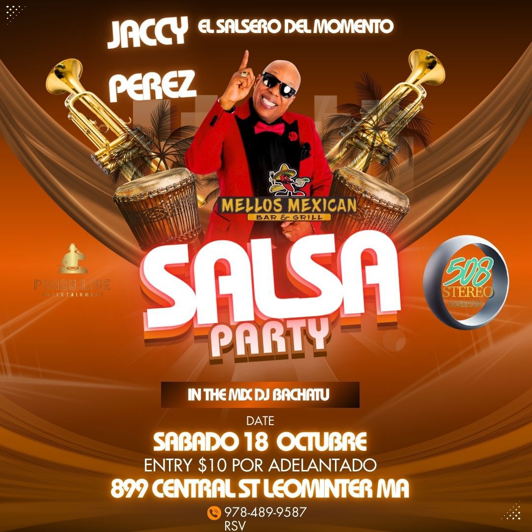 Buy tickets for JACCY PEREZ EL SALSERO DEL MOMENTO - SALSA PARTY JACCY PEREZ EL SALSERO DEL MOMENTO - SALSA PARTY