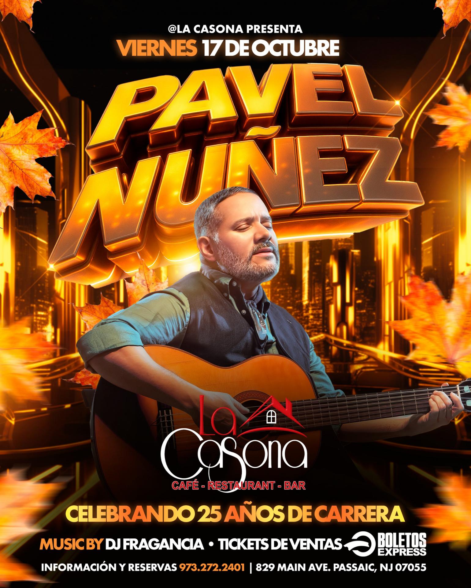 Buy tickets for PAVEL NUÑEZ PAVEL NUÑEZ