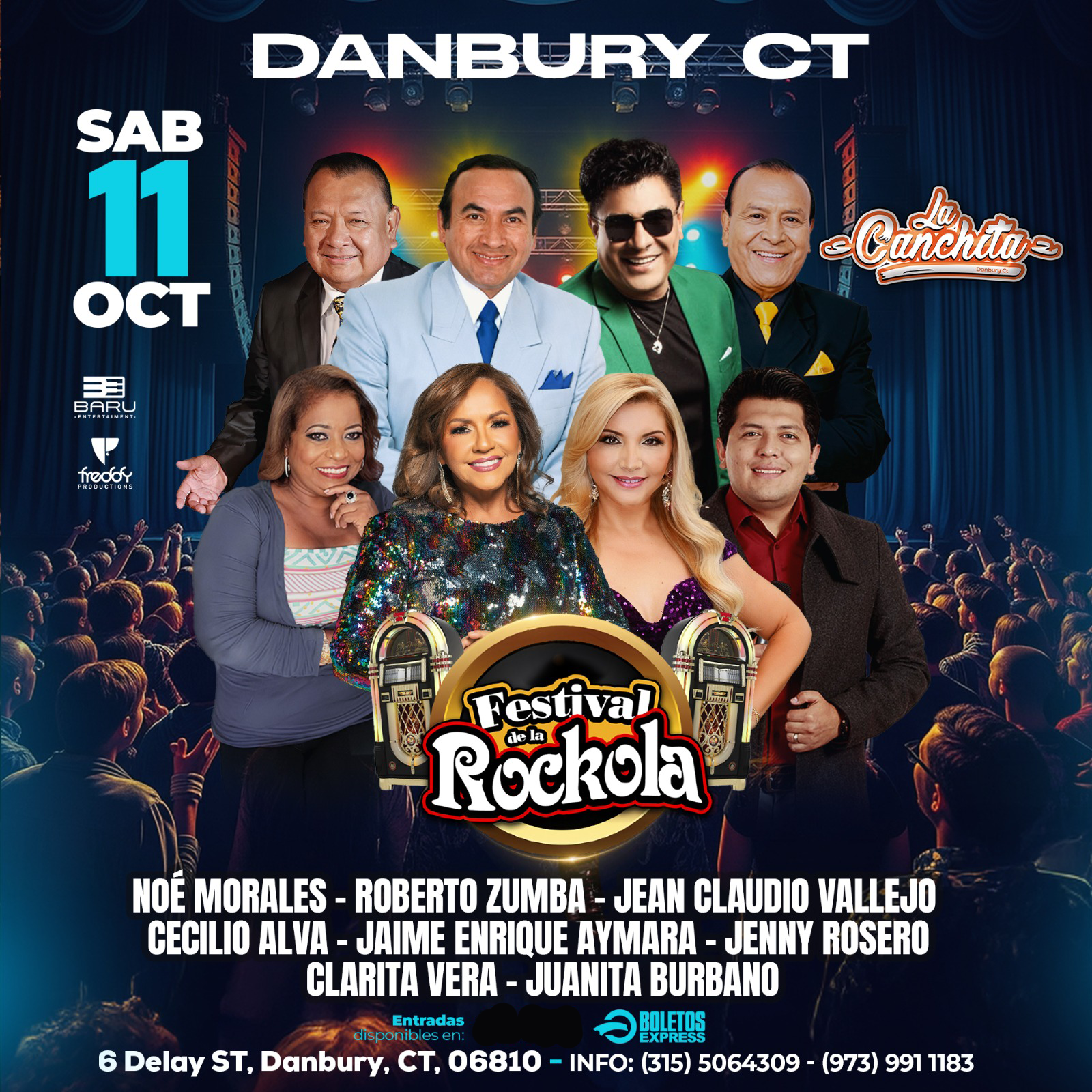 Buy tickets for FESTIVAL DE LA ROCKOLA EN DANBURY FESTIVAL DE LA ROCKOLA EN DANBURY