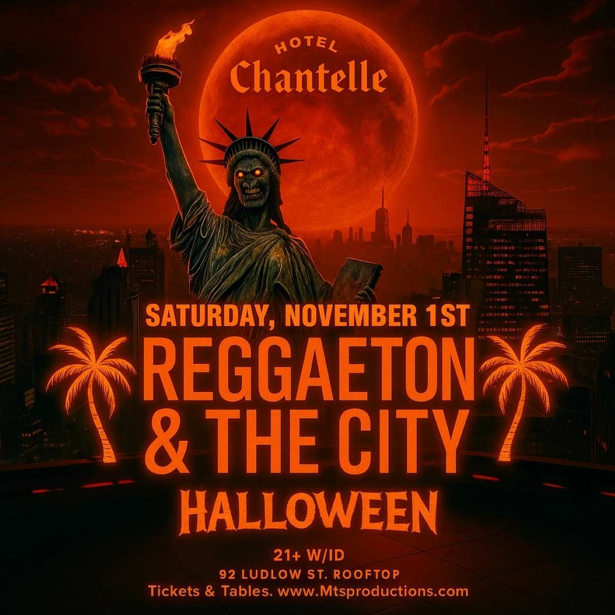 Hotel Chantelle Halloween Party NYC – Reggaeton & The City