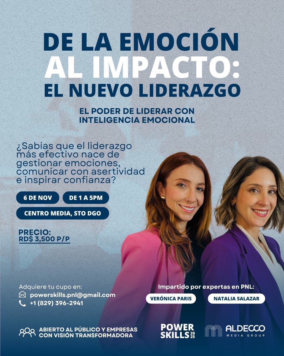 Buy tickets for DE LA EMOCIÓN AL IMPACTO: EL NUEVO LIDERAZGO DE LA EMOCIÓN AL IMPACTO: EL NUEVO LIDERAZGO
