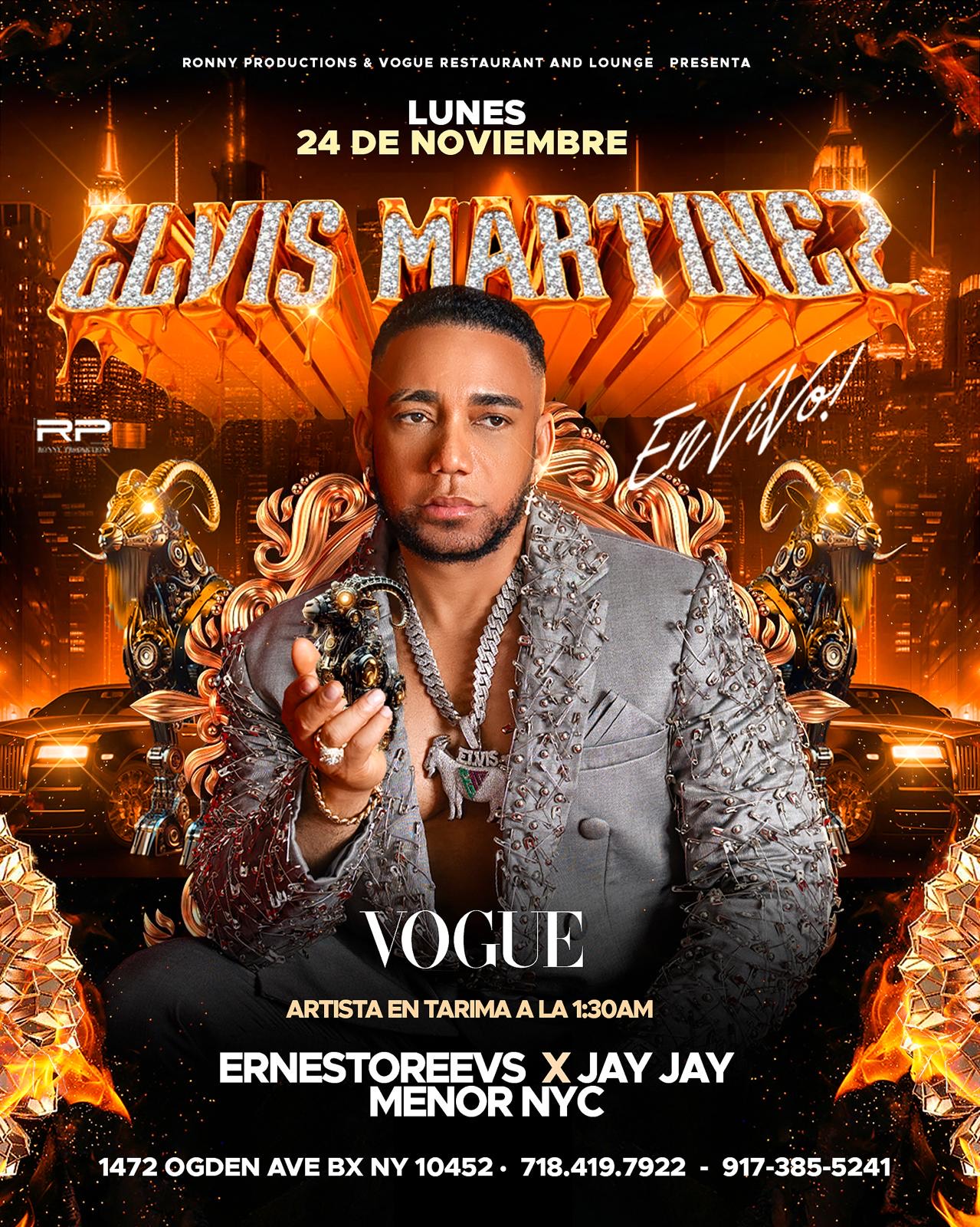 Buy tickets for ELVIS MARTINEZ ELVIS MARTINEZ