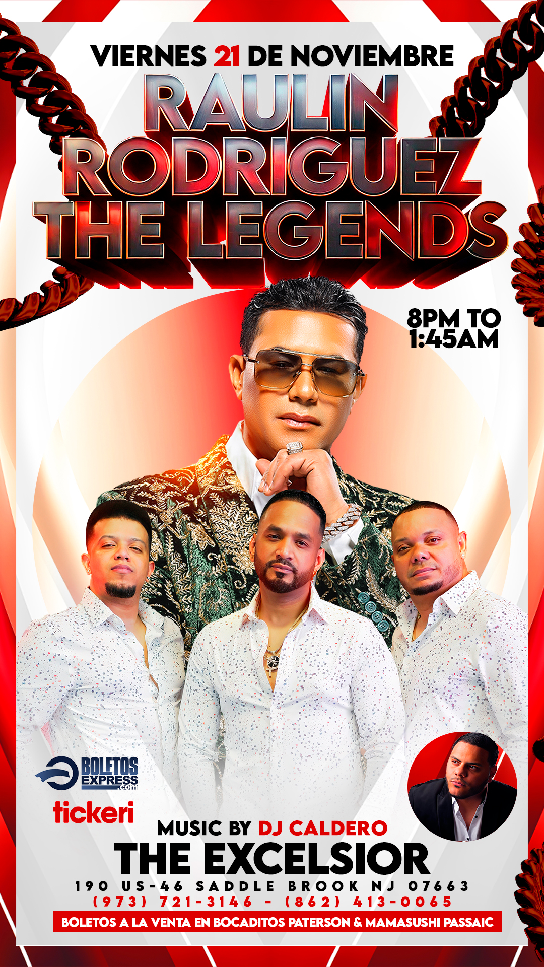 Buy tickets for Raulin Rodríguez y The legends Raulin Rodríguez y The legends