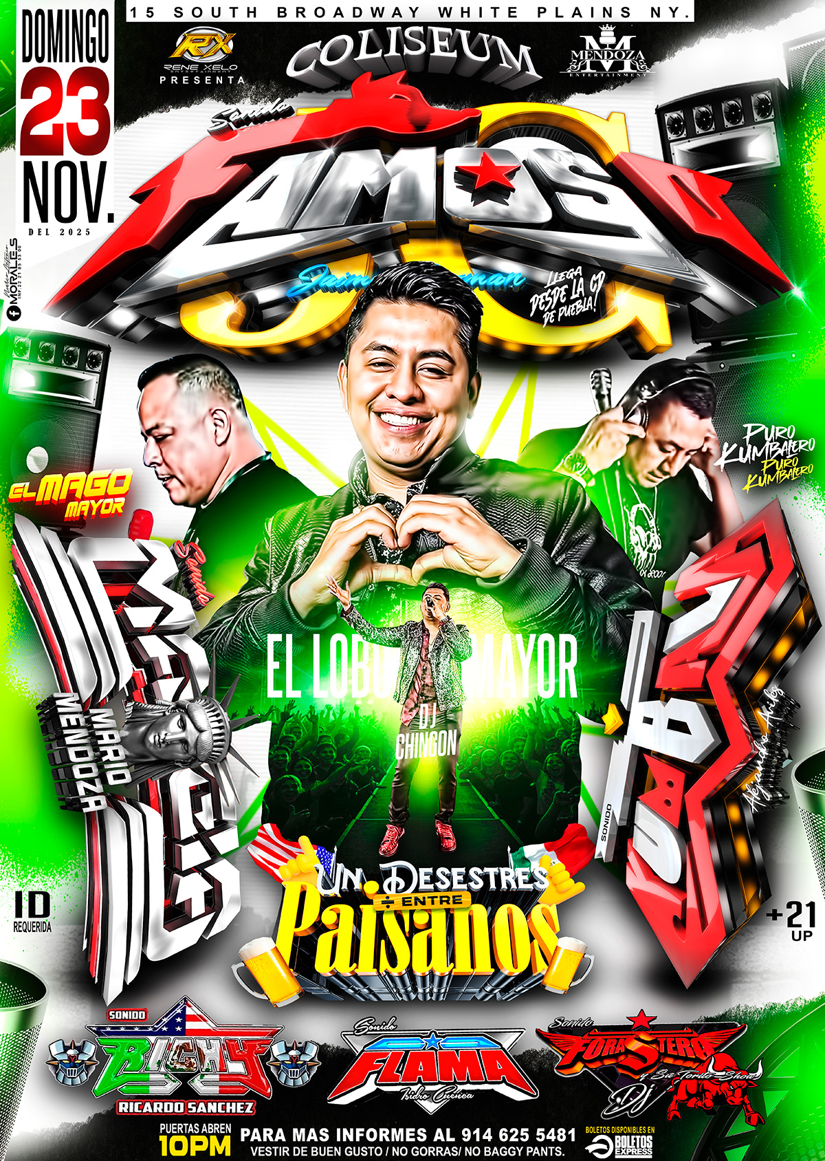 Buy tickets for EL LOBO MAYOR - DJ CHINGON | SONIDO MAGIA - MARIO MENDOZA & SONIDO KUMBALA EL LOBO MAYOR - DJ CHINGON | SONIDO MAGIA - MARIO MENDOZA & SONIDO KUMBALA