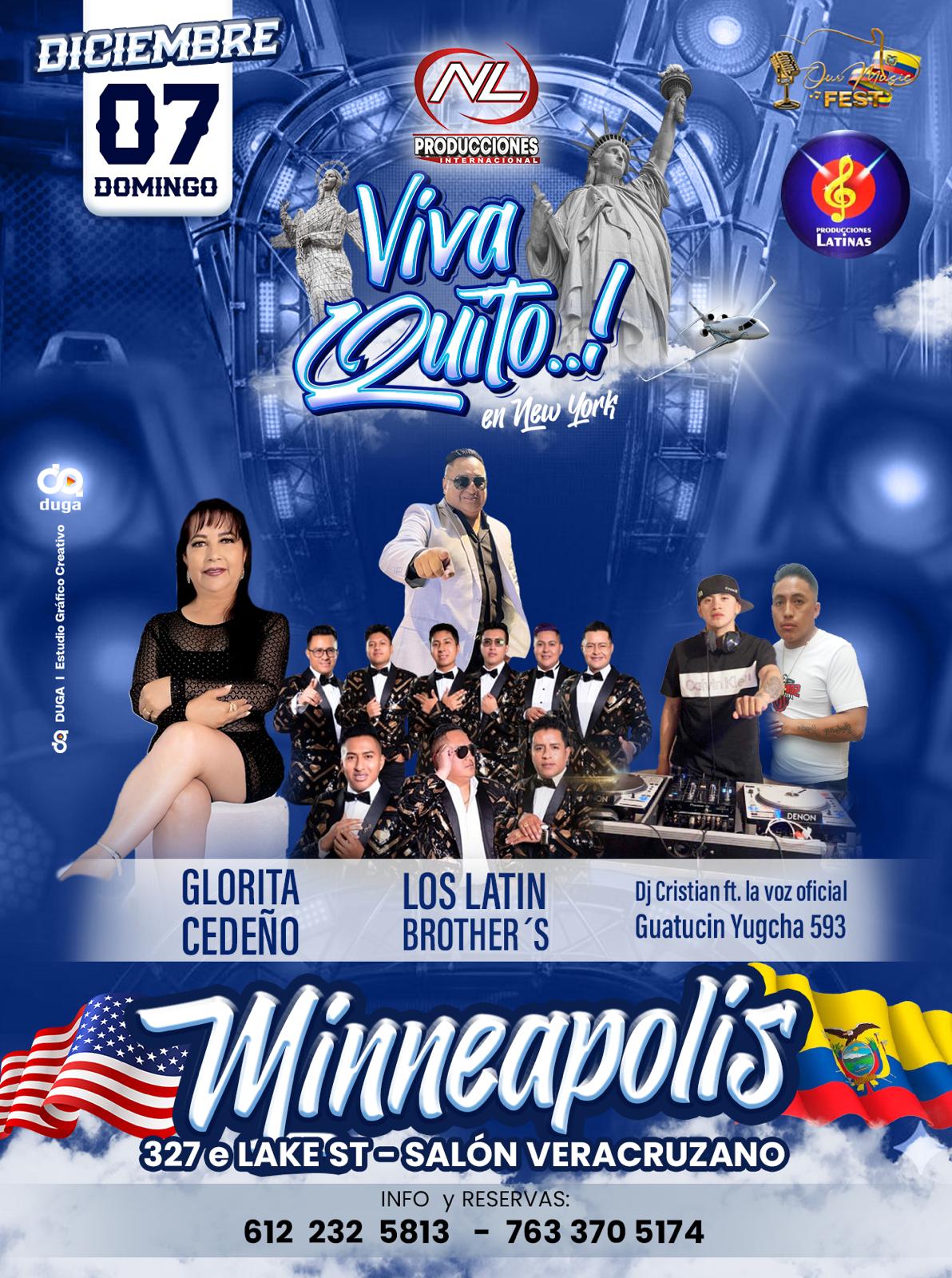 Buy tickets for VIVA QUITO | LOS LATIN BROTHERS'S | GLORITA CEDEÑO VIVA QUITO | LOS LATIN BROTHERS'S | GLORITA CEDEÑO