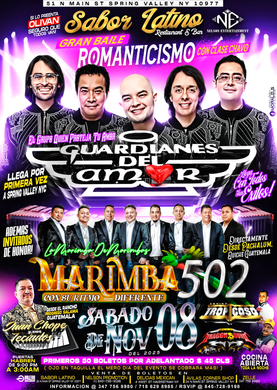 Los Guardianes Del Amor | Marimba 502 | Juanchope Y Sus Teclados