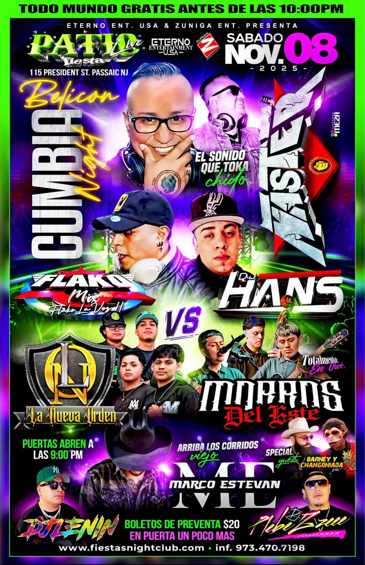 Buy tickets for BELICON CUMBIA NIGHT BELICON CUMBIA NIGHT