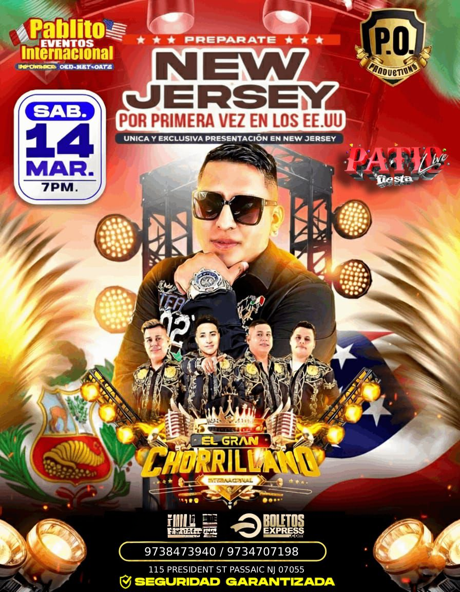 Buy tickets for EL GRAN CHORRILLANO INTERNACIONAL EN NEW JERSEY EL GRAN CHORRILLANO INTERNACIONAL EN NEW JERSEY