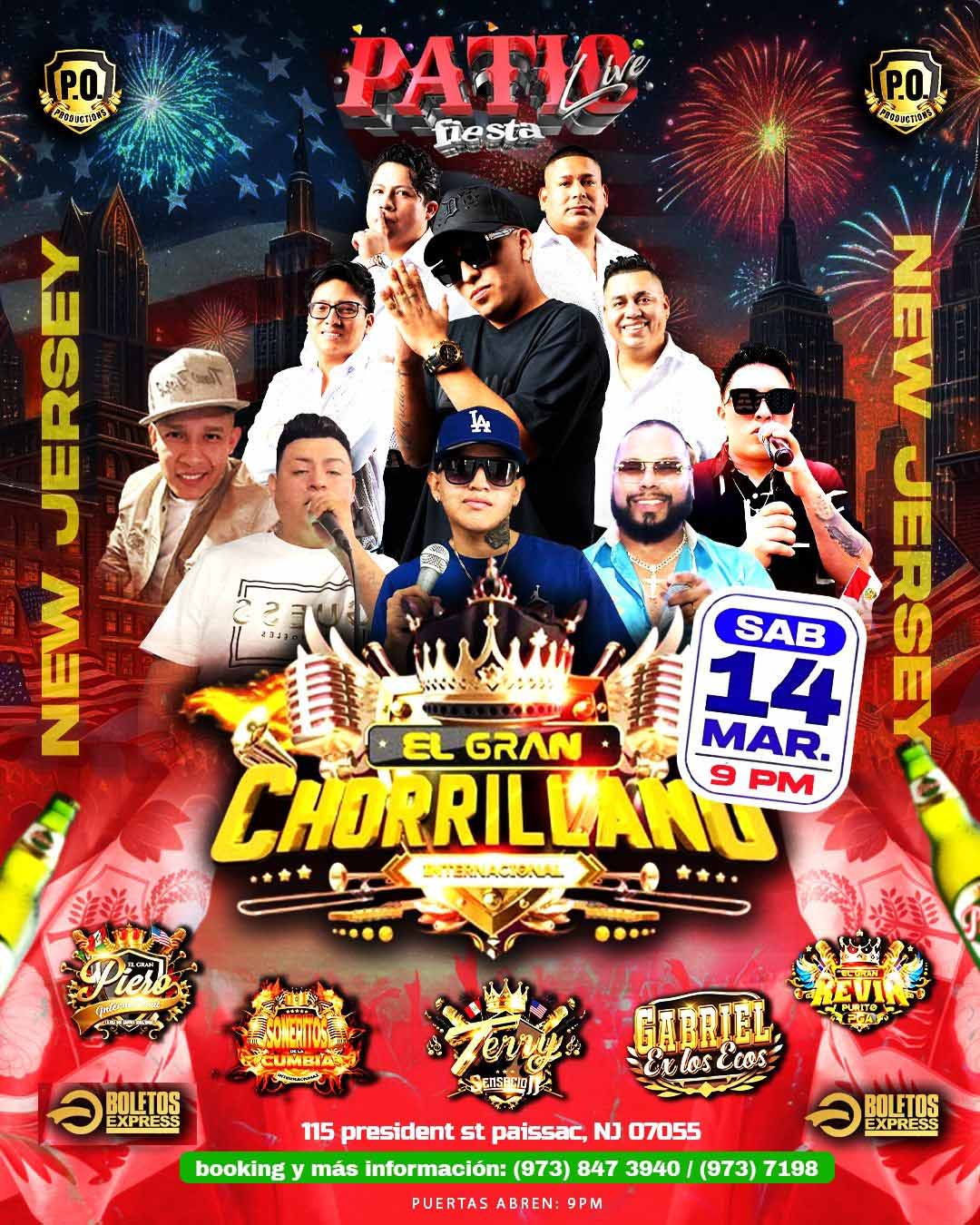 Buy tickets for EL GRAN CHORRILLANO INTERNACIONAL EN NEW JERSEY EL GRAN CHORRILLANO INTERNACIONAL EN NEW JERSEY