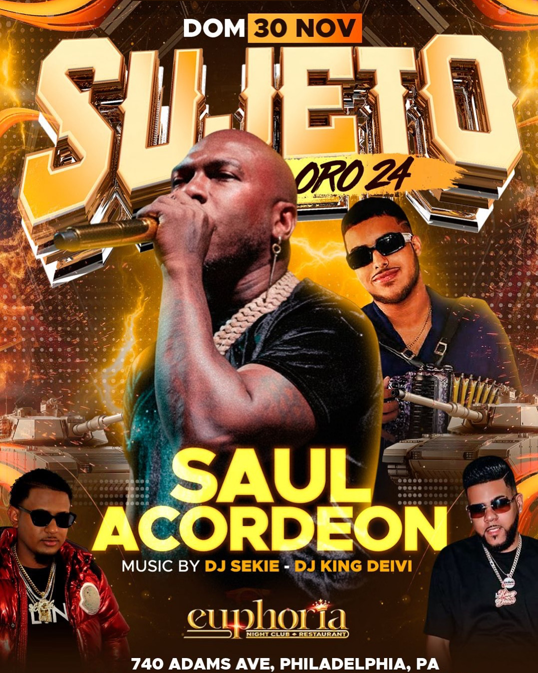 Buy tickets for SUJETO ORO 24 SUJETO ORO 24