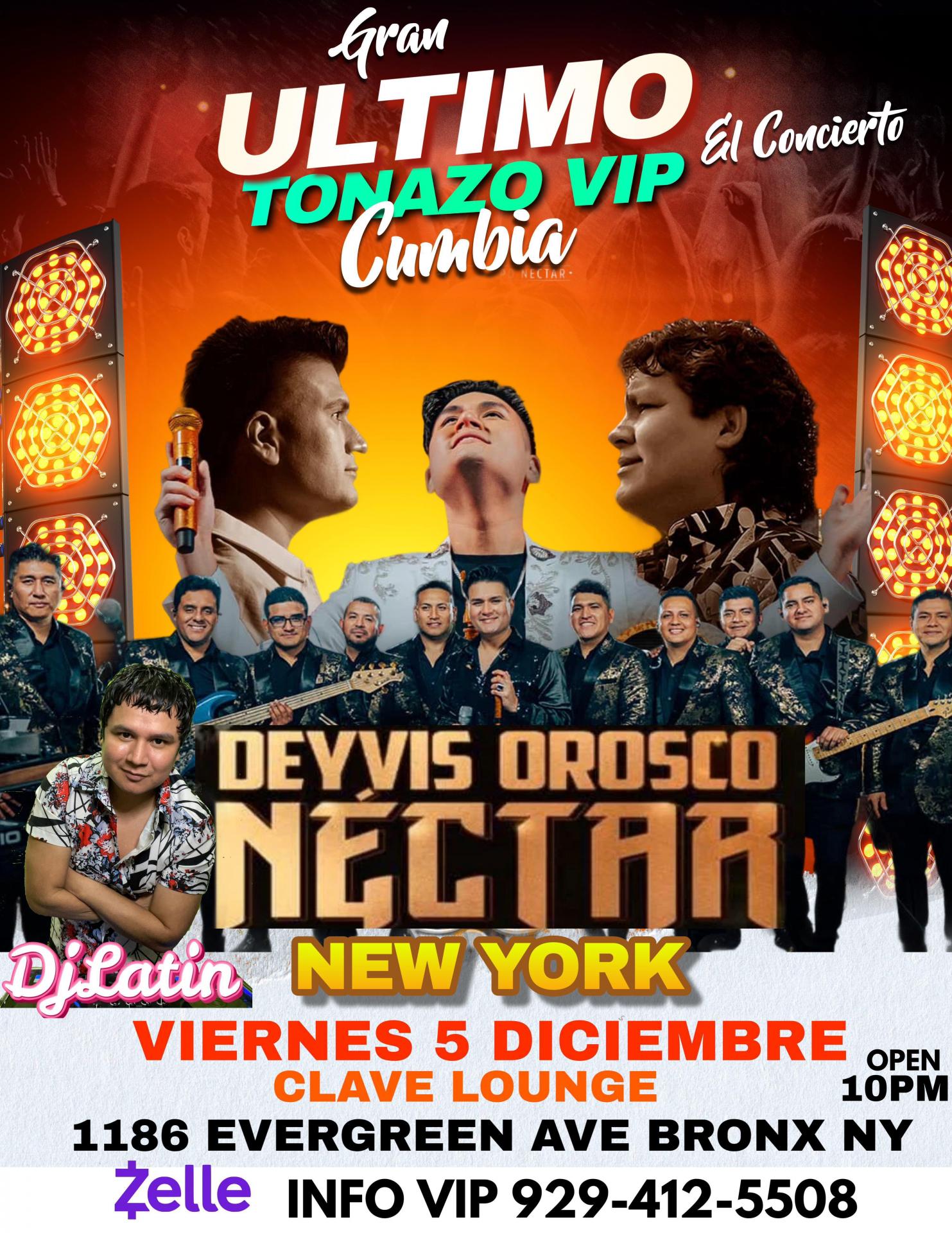 Buy tickets for DEYVIS OROSCO Y SU GRUPO NECTAR DEYVIS OROSCO Y SU GRUPO NECTAR