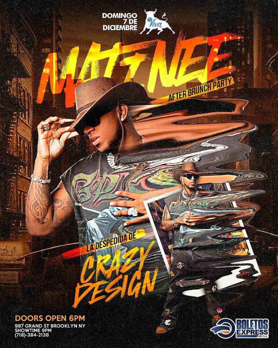 Buy tickets for Crazy Design Live at Viva Toro Brooklyn – Sunday, December 7th Crazy Design Live at Viva Toro Brooklyn – Sunday, December 7th