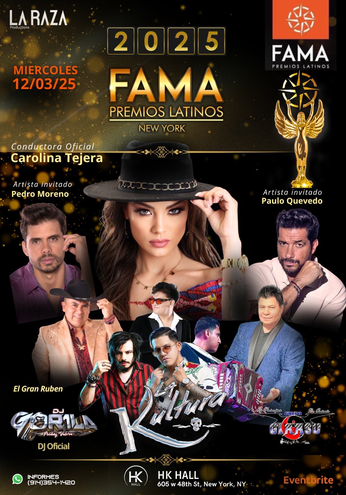 Buy tickets for FAMA PREMIOS LATINOS NY 2025 FAMA PREMIOS LATINOS NY 2025