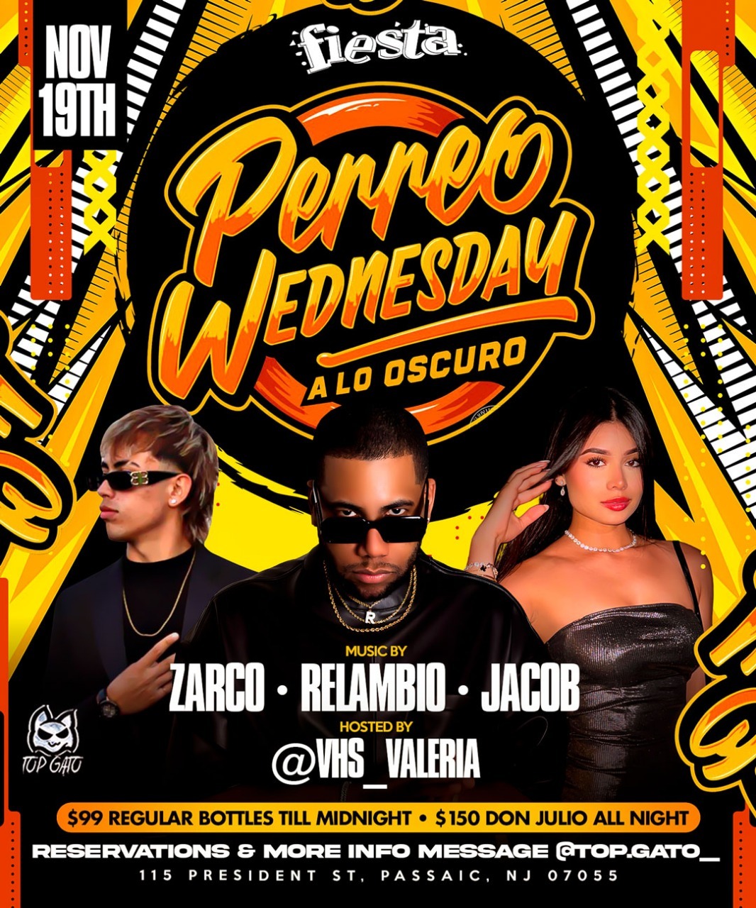 DJ ZARCO, RELAMBIO, JACOB  HOSTED BY @VHS_VALERIA