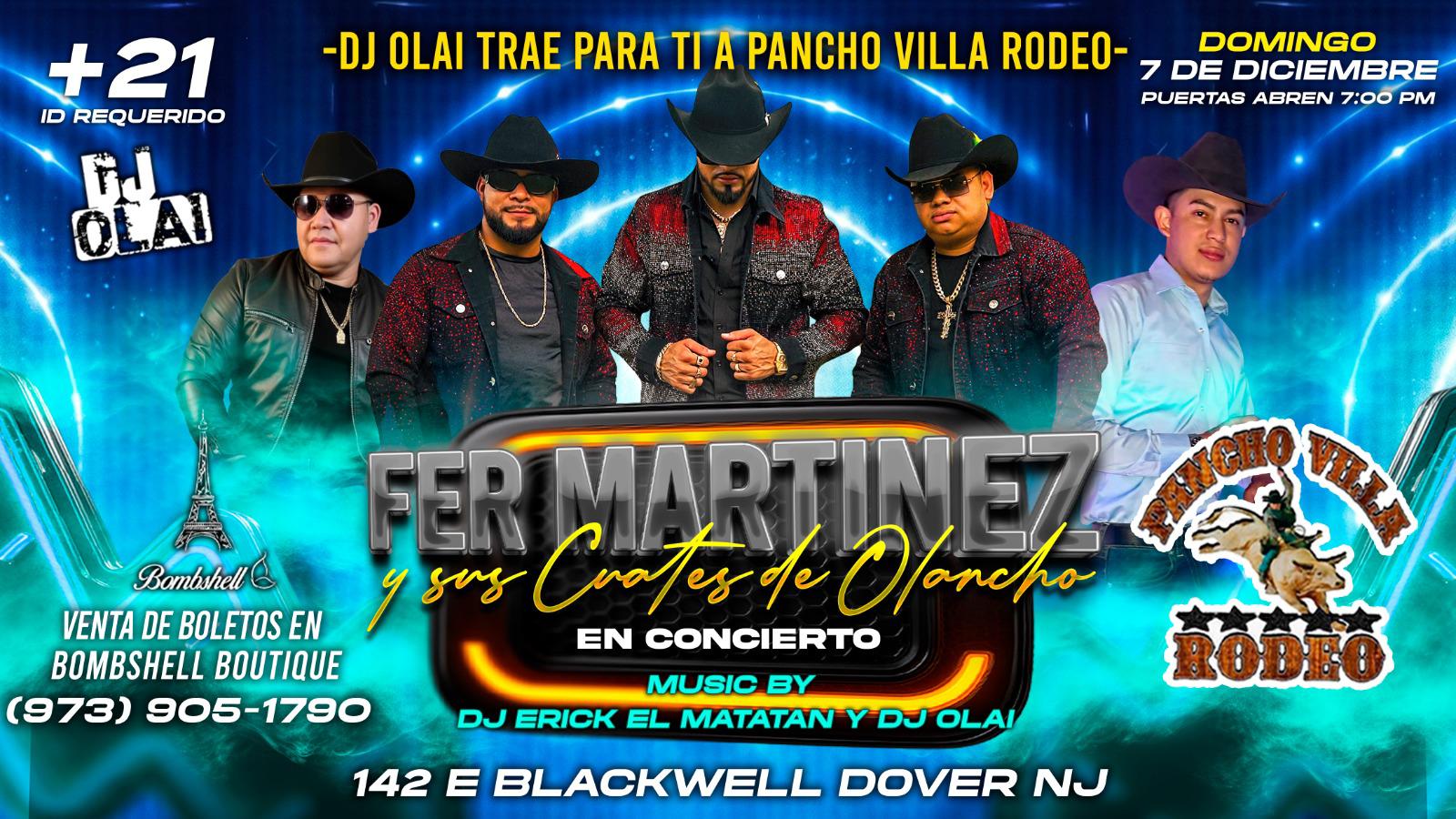 Buy tickets for FER MARTINEZ Y SU CUATES DE OLANCHO FER MARTINEZ Y SU CUATES DE OLANCHO