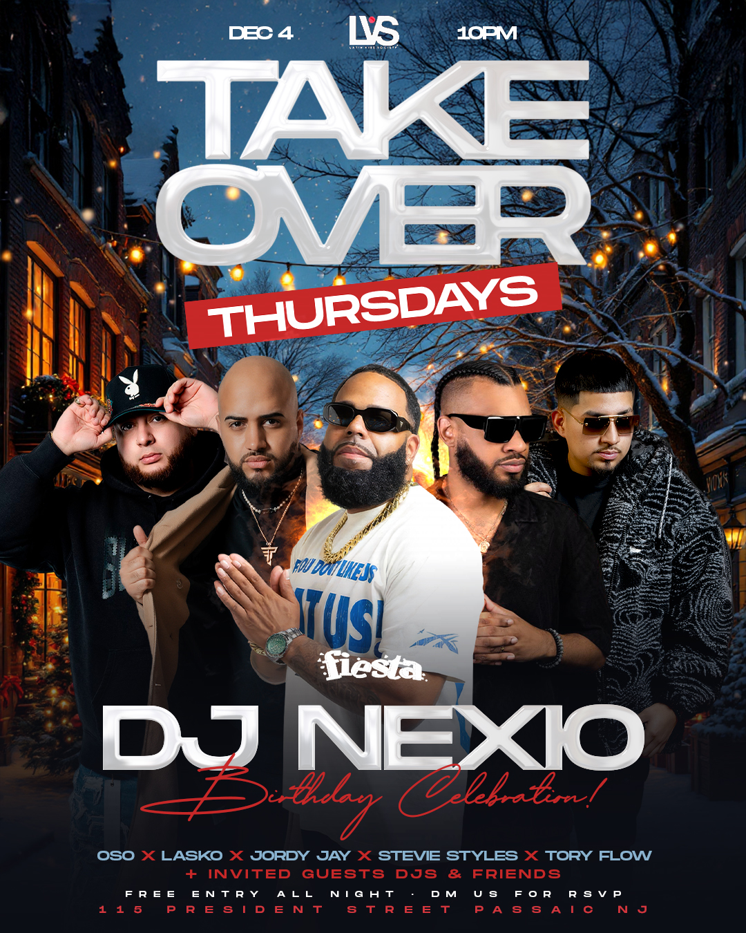 TAKEOVER THURSDAY - DJ NEXIO BIRTHDAY CELEBRATION