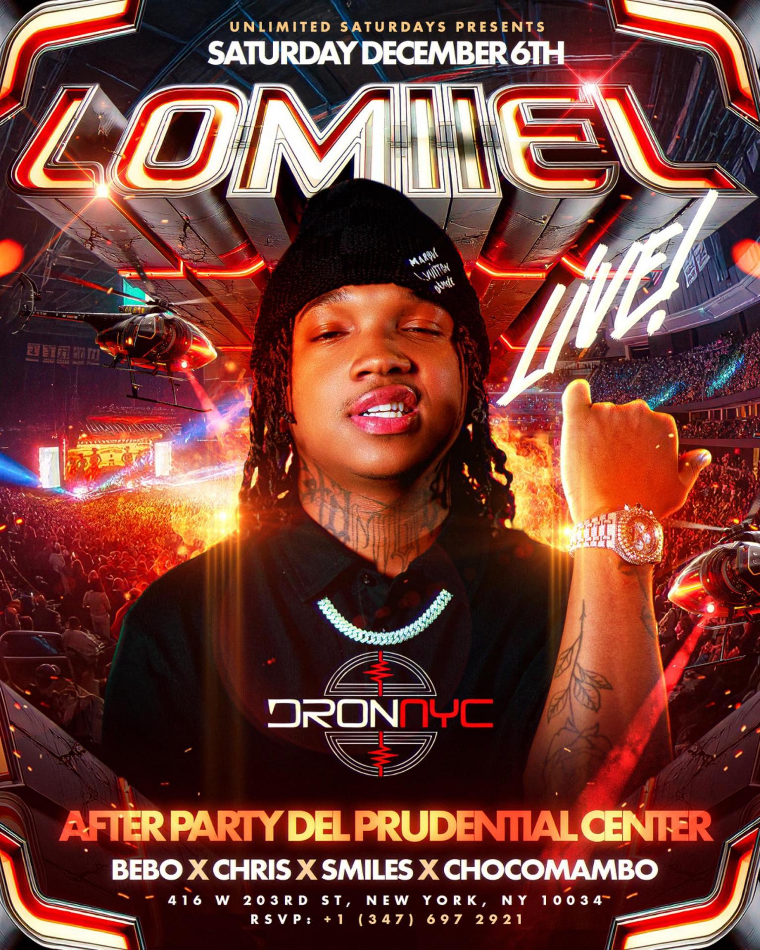 LOMIEL EN VIVO , AFTER PARTY PRUDENTIAL CENTER