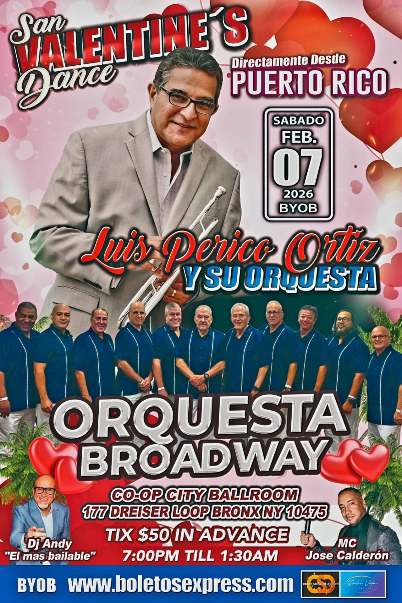 Buy tickets for LUIS PERICO ORTIZ Y SU ORQUESTA LUIS PERICO ORTIZ Y SU ORQUESTA