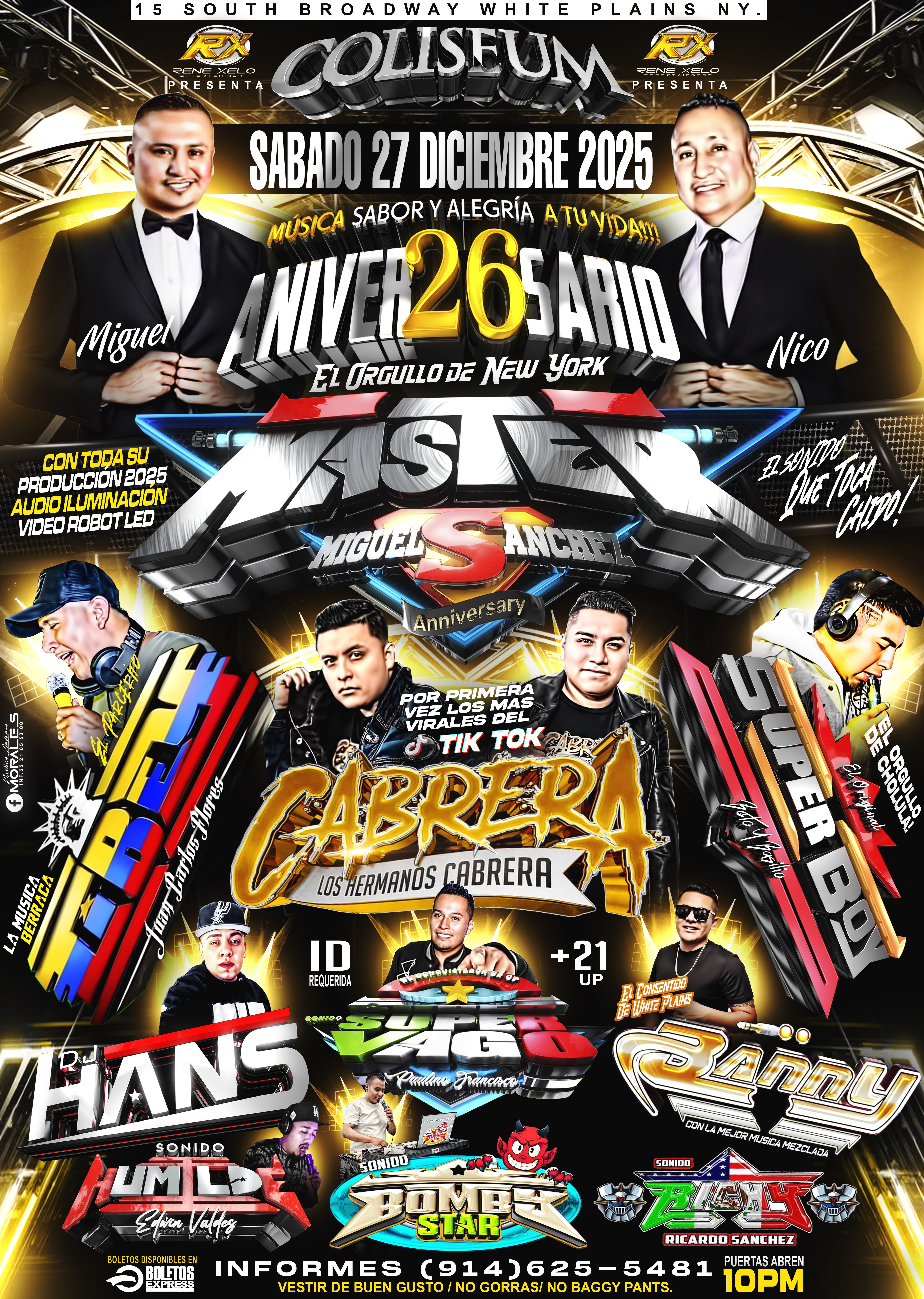 SONIDO MASTER | SONIDO CIBEY | SUPER BOY | CABRERA | SUPER VAGO