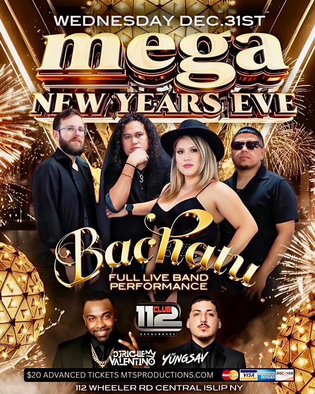 Club 112 New Year’s Eve 2026 – Central Islip NY’s Hottest NYE Party
