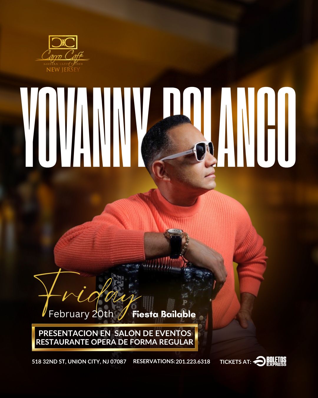 YOVANNY POLANCO | RESERVA DE MESA