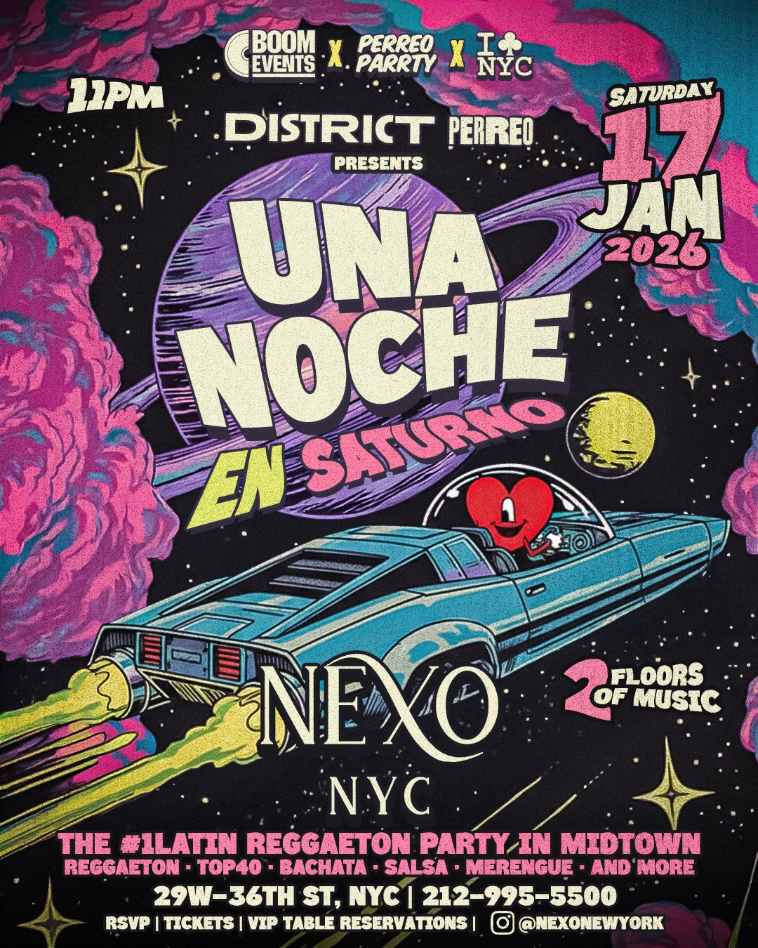 Buy tickets for Una Noche en Saturno at Club Nexo Una Noche en Saturno at Club Nexo