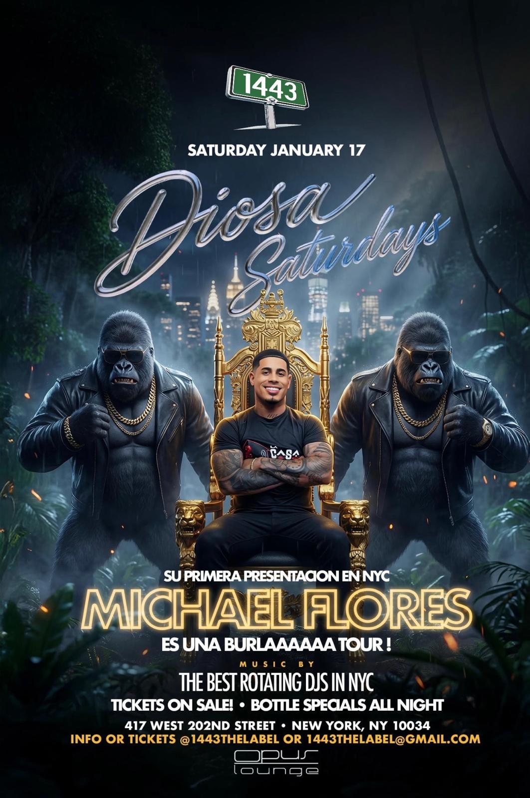Buy tickets for MICHAEL FLORES MICHAEL FLORES