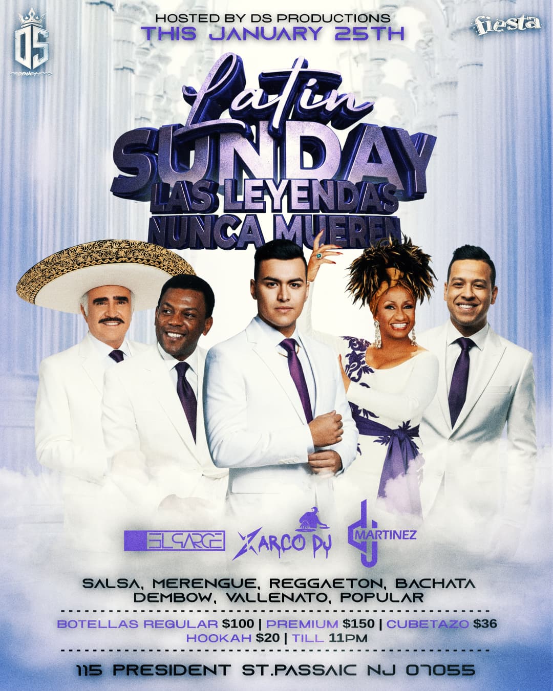 Buy tickets for LATIN SUNDAY LAS LEYENDAS NUNCA MUEREN LATIN SUNDAY LAS LEYENDAS NUNCA MUEREN