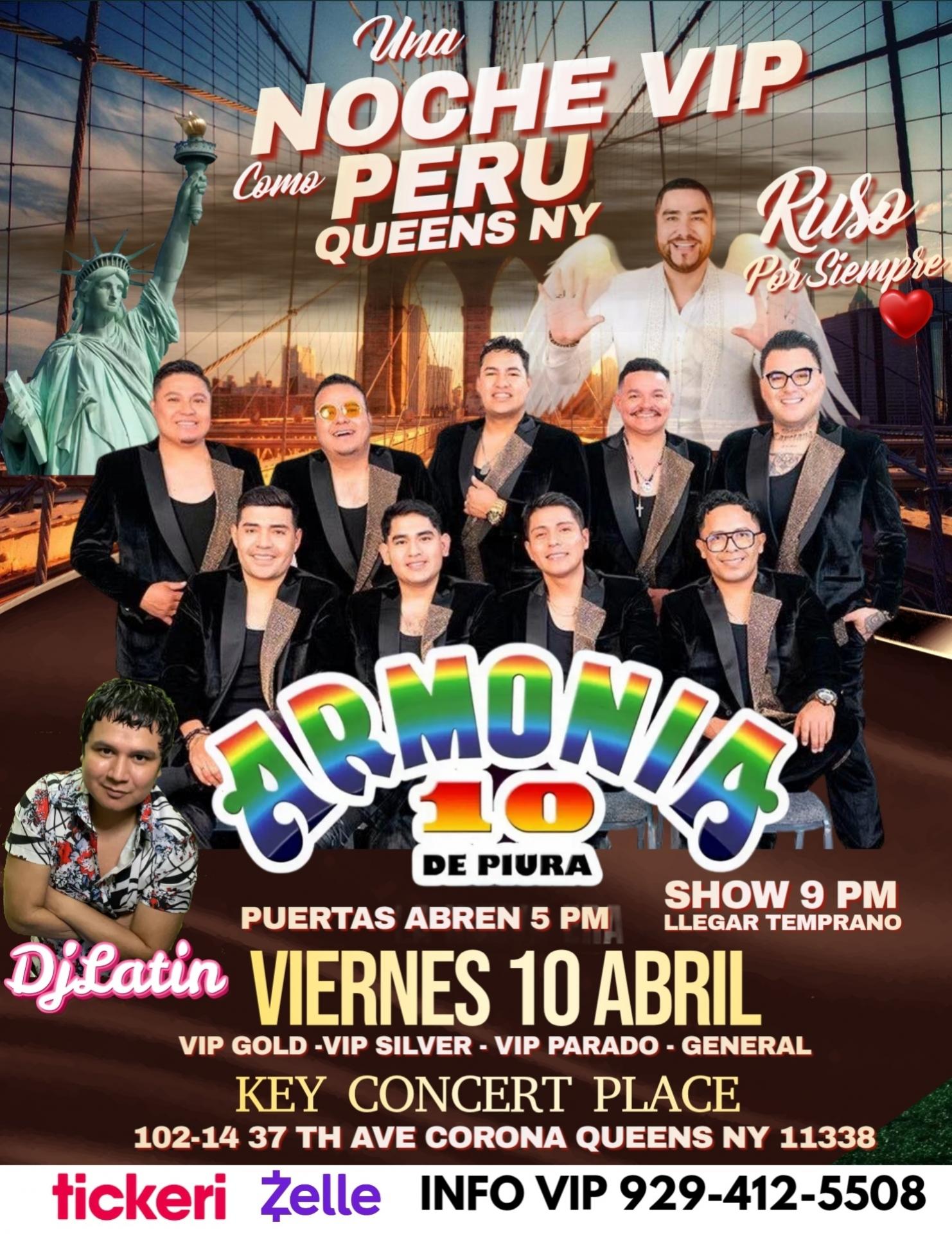 Buy tickets for ARMONIA 10 QUEENS NY ARMONIA 10 QUEENS NY