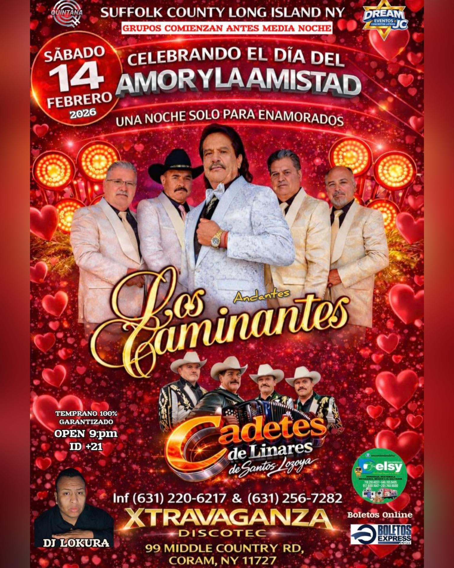 Buy tickets for Los Caminantes 🎥Andantes Live Cadetes de Linares / Coram Long island NY / Sab 14 Febrero d Los Caminantes 🎥Andantes Live Cadetes de Linares / Coram Long island NY / Sab 14 Febrero d