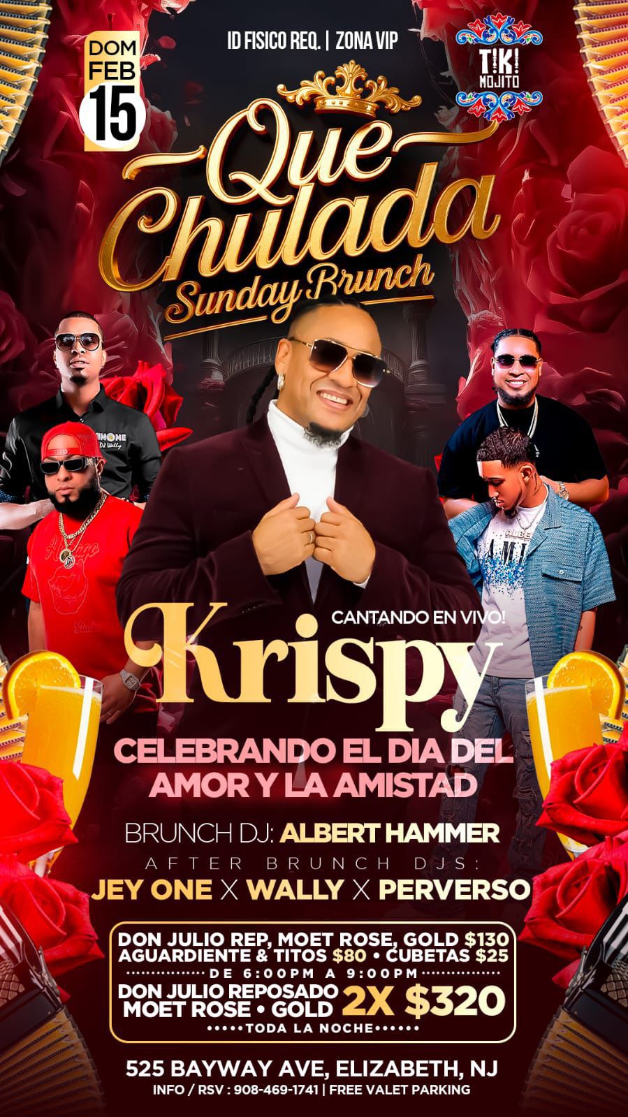 Buy tickets for KRISPY CANTANDO EN VIVO! KRISPY CANTANDO EN VIVO!