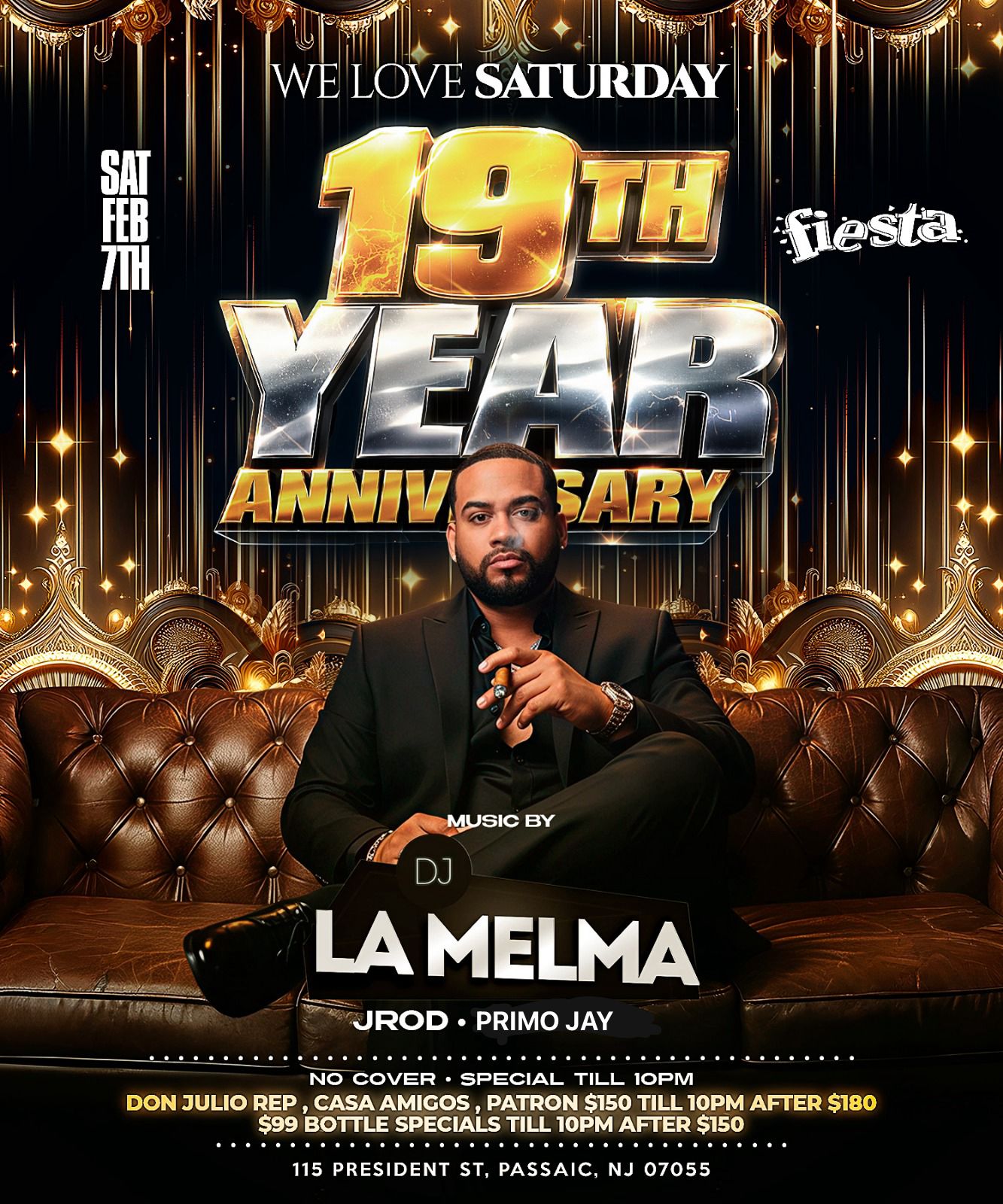 WE LOVE SATURDAY, 19th YEAR ANIVERSARY