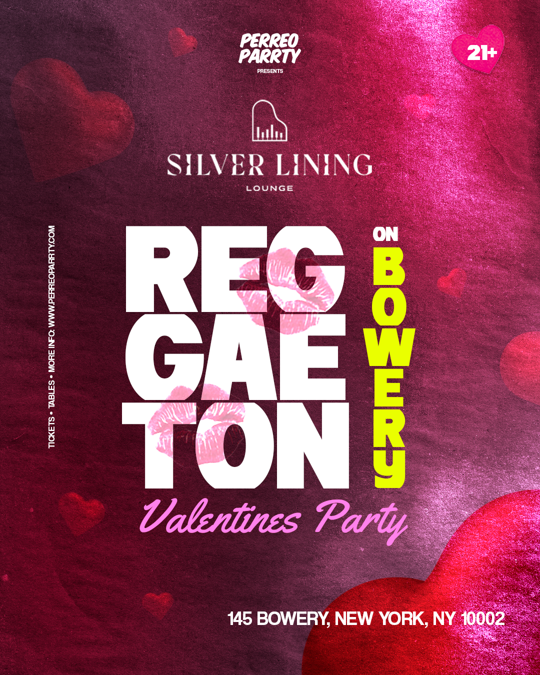 Buy tickets for REGGAETON ON BOWERY - Valentine's Day Party NYC REGGAETON ON BOWERY - Valentine's Day Party NYC