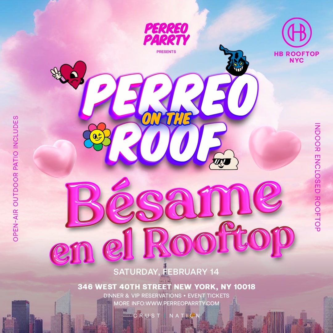 Buy tickets for Besame en el Rooftop - Valentines Day Reggaeton Party NYC Besame en el Rooftop - Valentines Day Reggaeton Party NYC