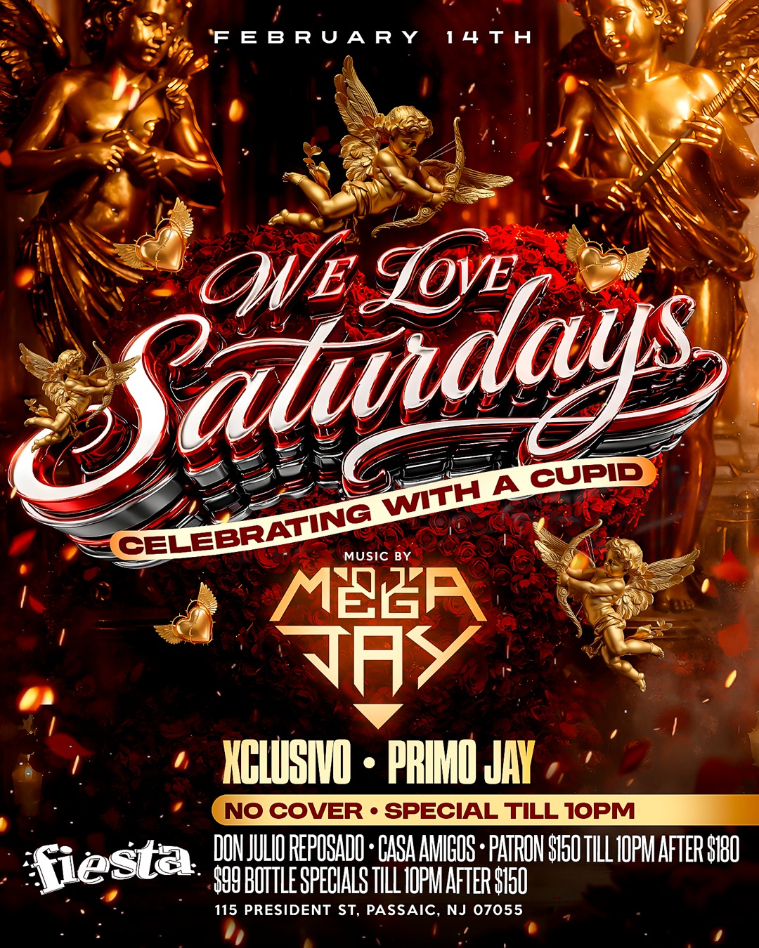 Buy tickets for WE LOVE SATURDAY - CELEBRATING WITH A CUPID WE LOVE SATURDAY - CELEBRATING WITH A CUPID