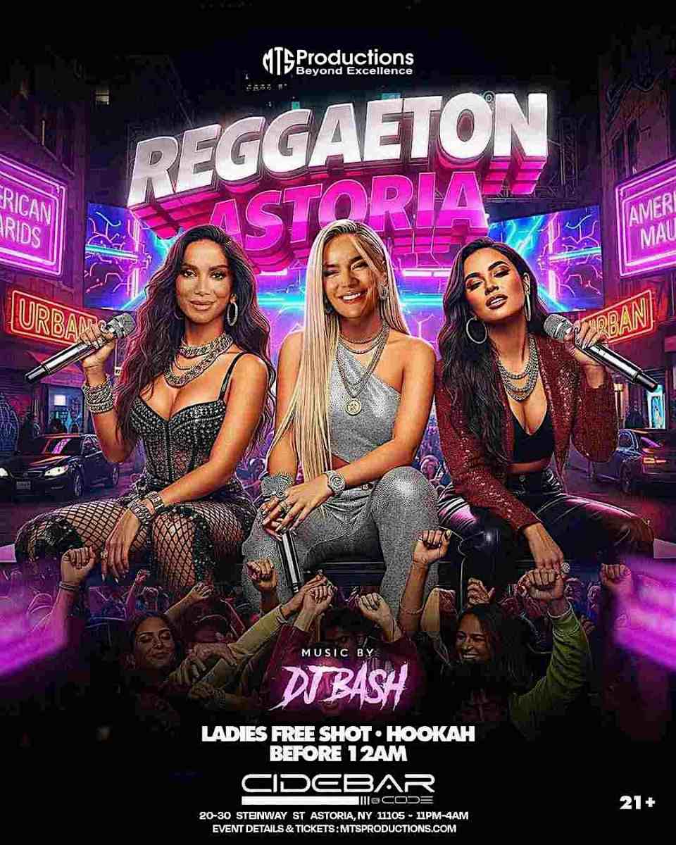 Buy tickets for Reggaeton Astoria | Fridays at CideBar – NYC Dance Party – Feb 13th Reggaeton Astoria | Fridays at CideBar – NYC Dance Party – Feb 13th