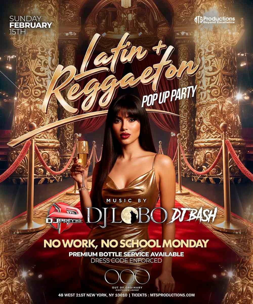 Out of Ordinary Midtown Latin + Reggaeton Pop Up Party