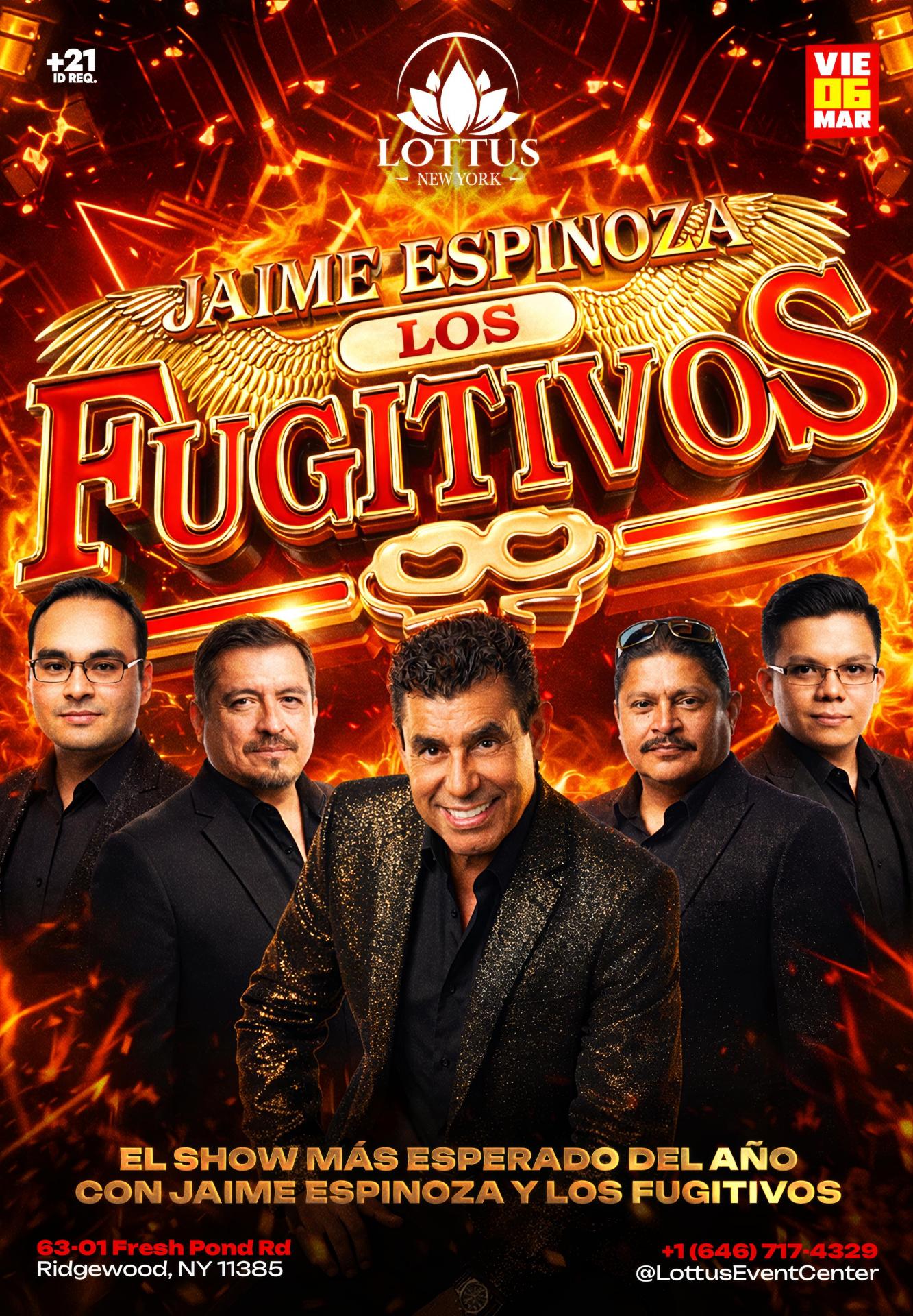 Buy tickets for JAIME ESPINOZA | LOS FUGITIVOS JAIME ESPINOZA | LOS FUGITIVOS