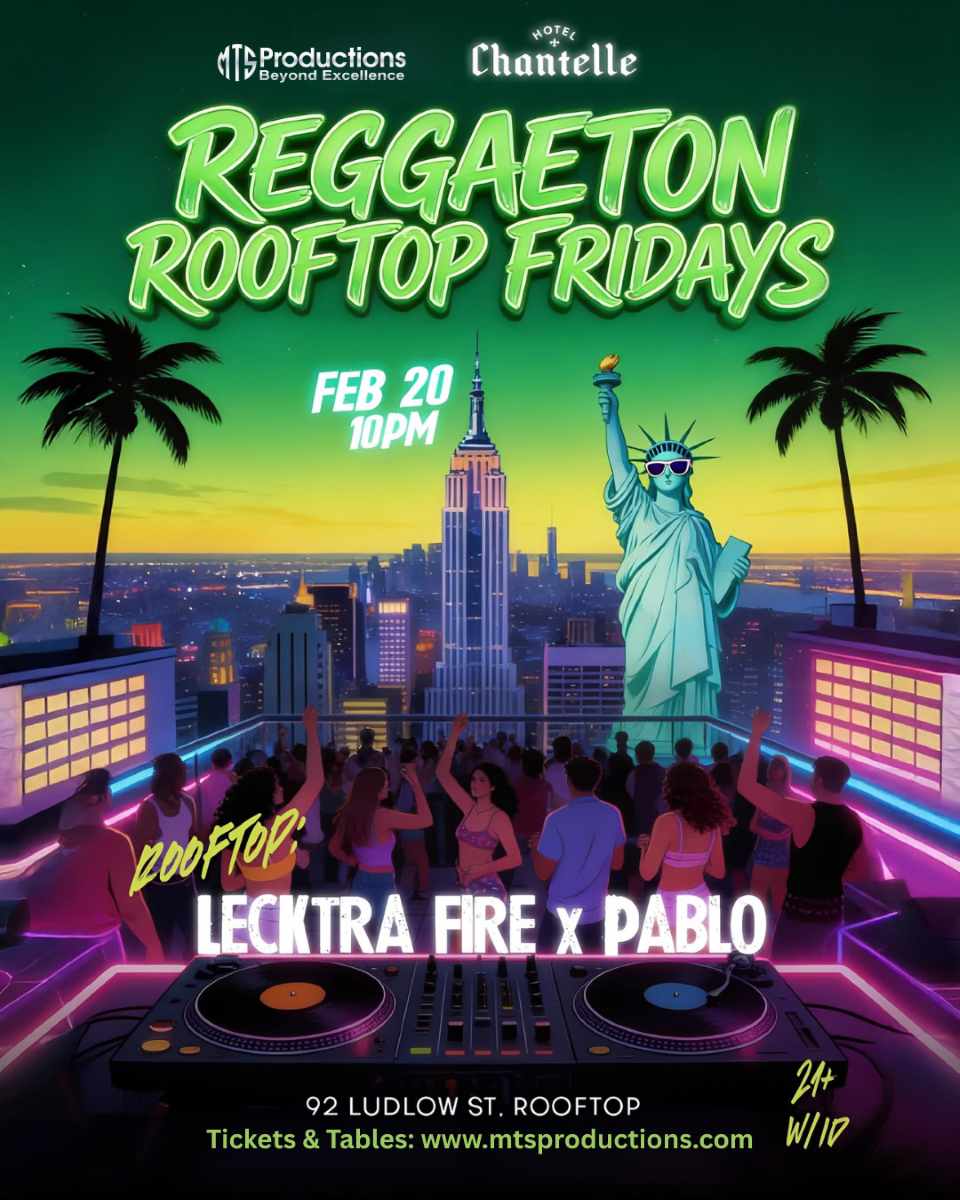 Buy tickets for Reggaeton Rooftop Fridays at Hotel Chantelle | Friday, Feb 20th Reggaeton Rooftop Fridays at Hotel Chantelle | Friday, Feb 20th