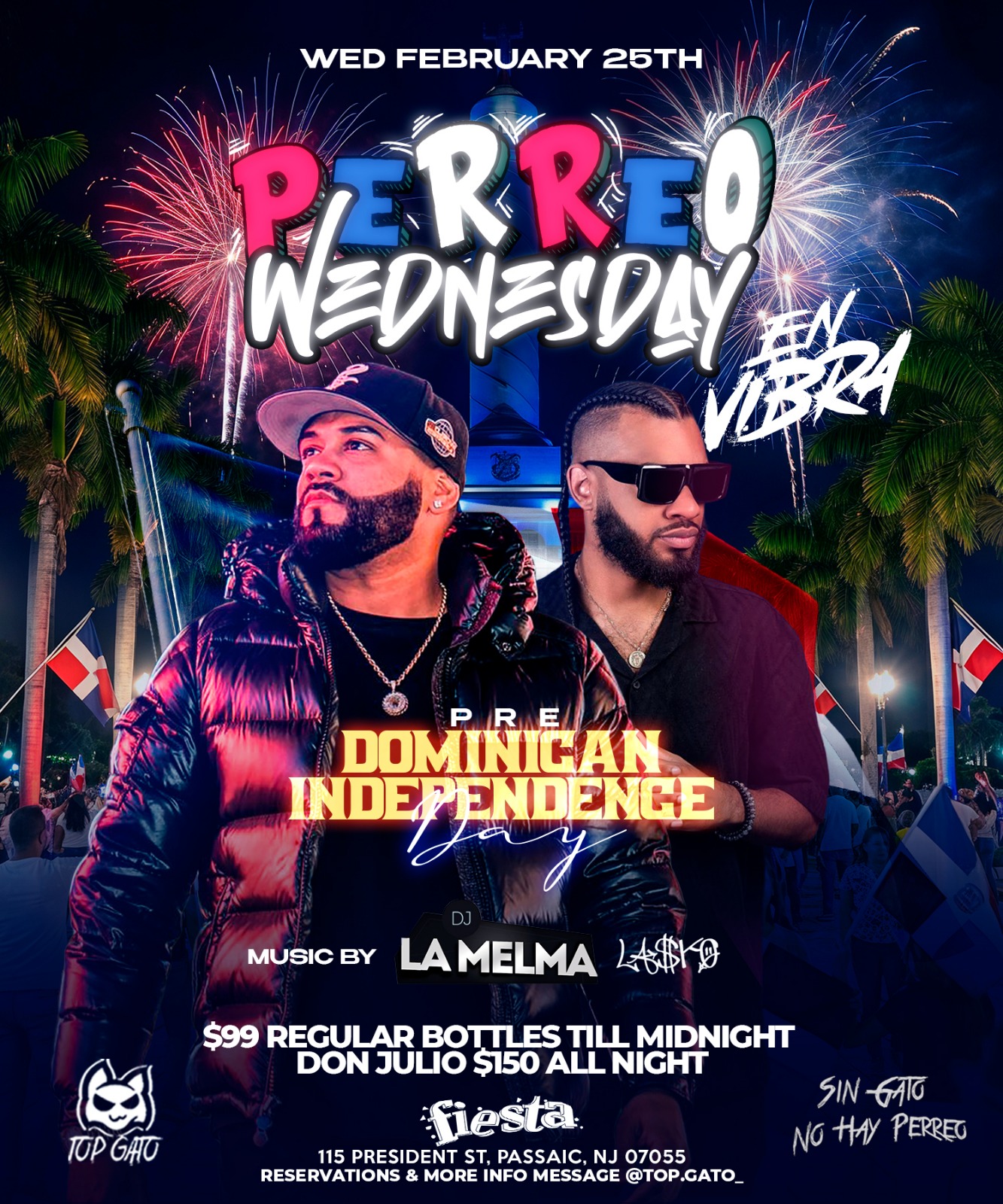PERREO WEDNESDAY EN VIBRA - PRE DOMINICAN INDEPENDENCE DAY