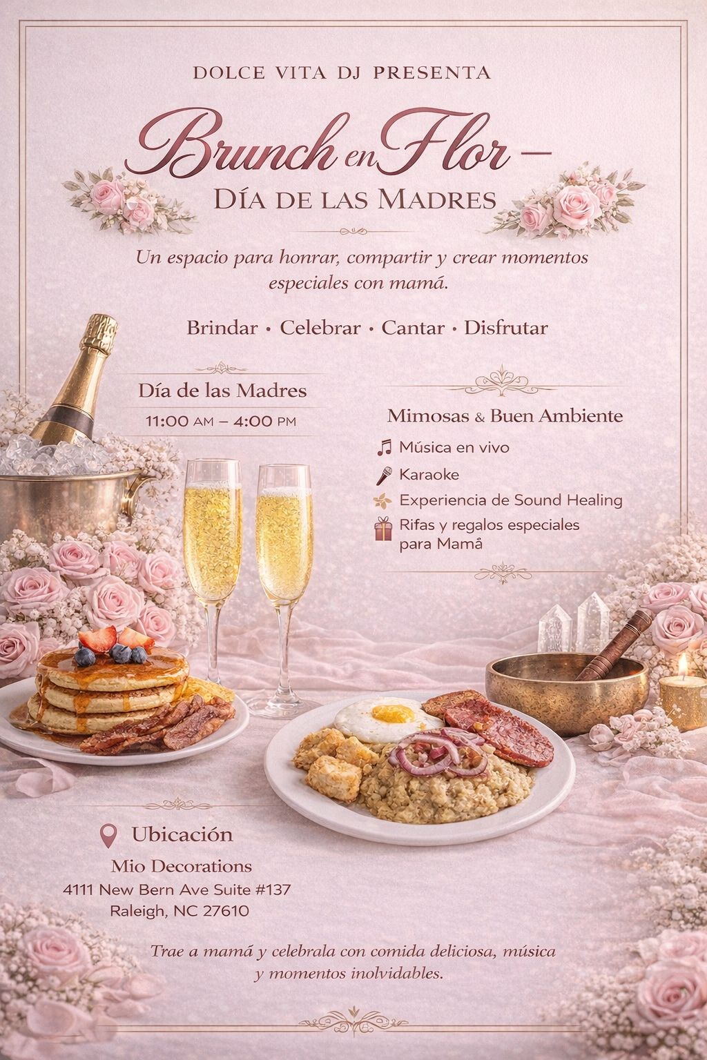 MOTHER'S DAY BLUM AND BRUNCH EXPERIENCE