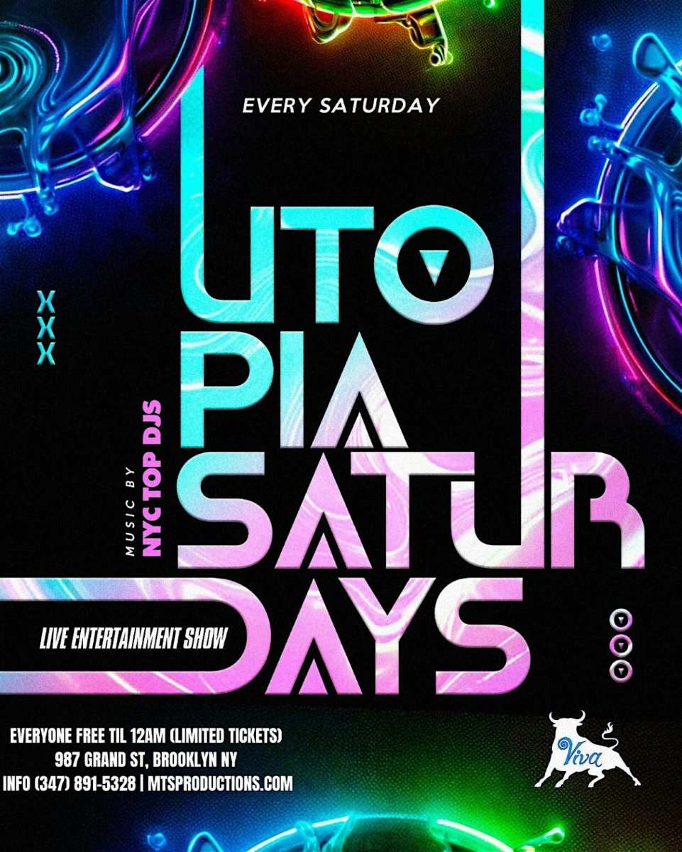 Utopia Saturdays at Viva Toro Nightclub – March 14th | Williamsburg BK
