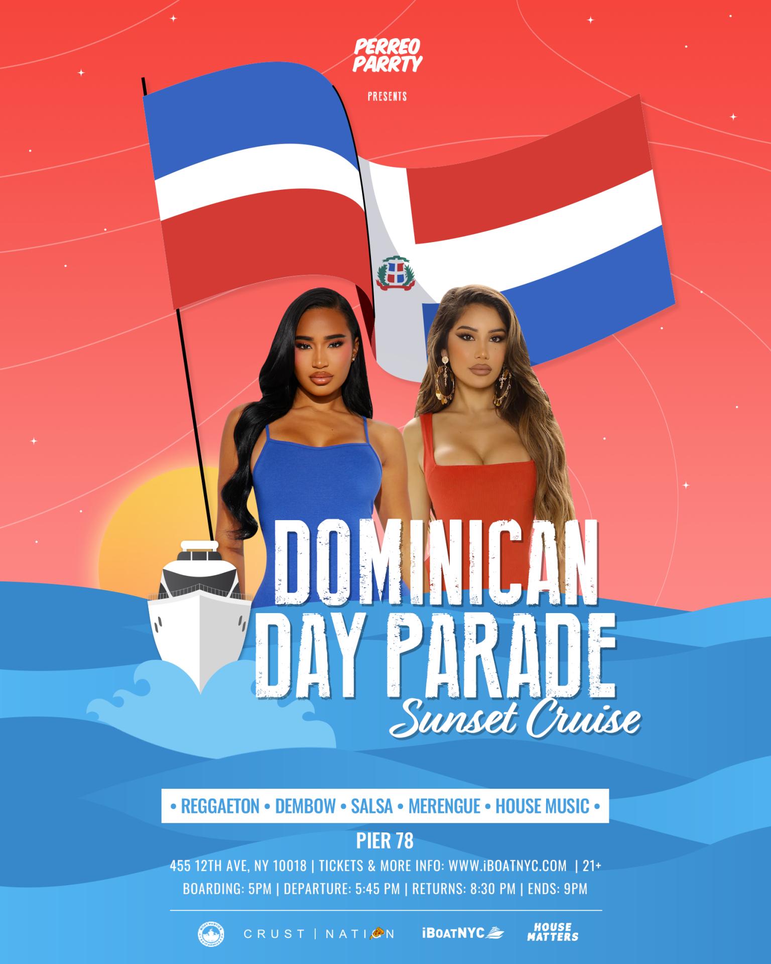 Buy tickets for Dominican Day Sunset Boat Party Yacht Cruise Dominican Day Sunset Boat Party Yacht Cruise