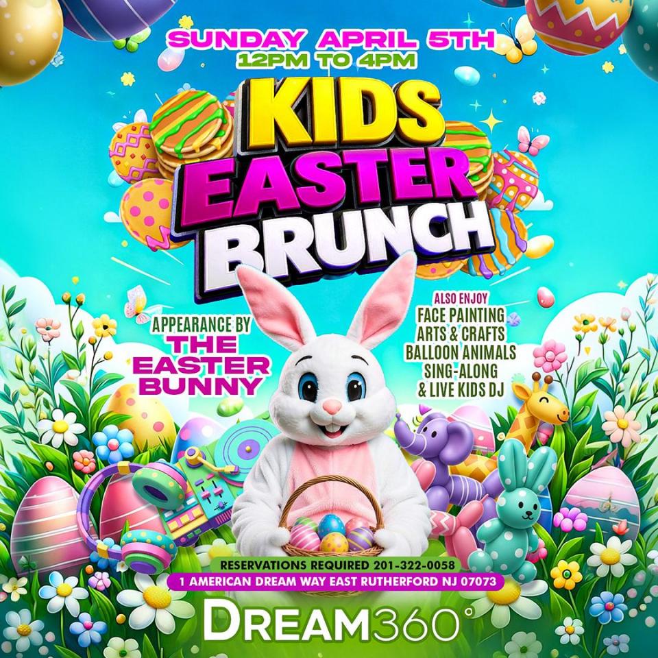 Buy tickets for Kids Easter Brunch at Dream360 – Easter Bunny, Painting, Family Fun & More Kids Easter Brunch at Dream360 – Easter Bunny, Painting, Family Fun & More