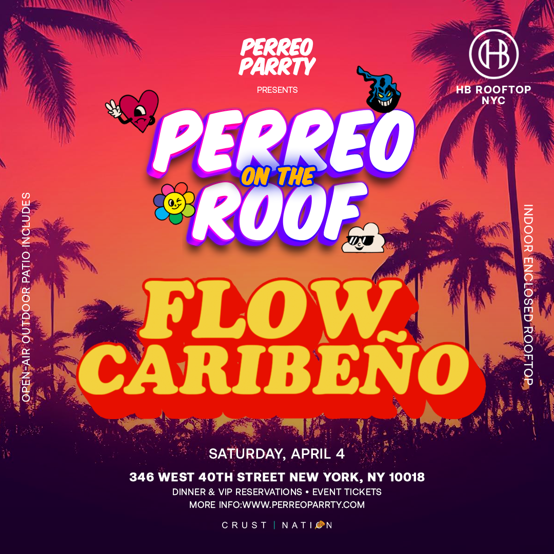Buy tickets for Perreo on the Roof - Flow Caribeño - Reggaeton Rooftop Dance Party NYC Perreo on the Roof - Flow Caribeño - Reggaeton Rooftop Dance Party NYC