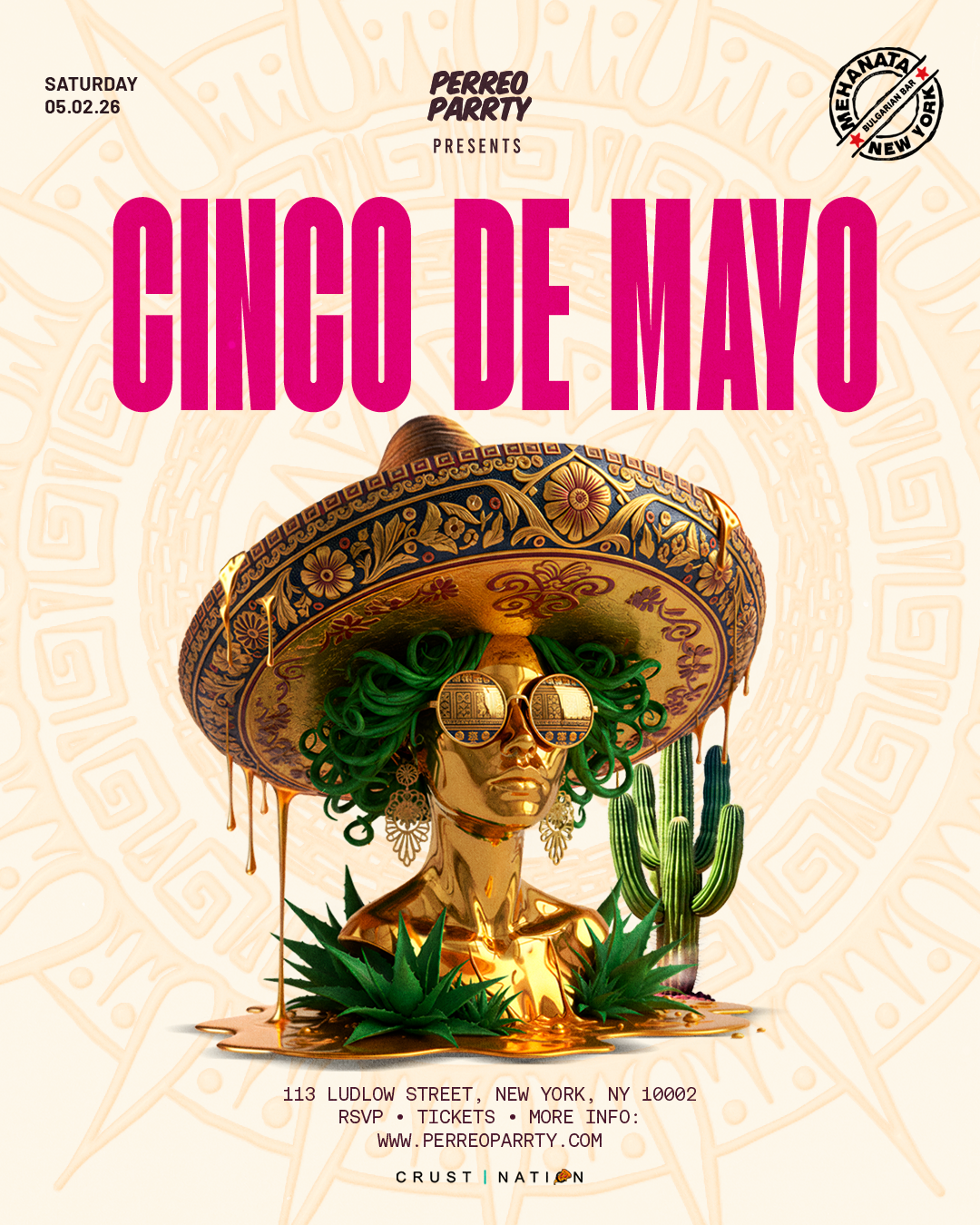 Buy tickets for Cinco de Mayo at Mehanata NYC Nightclub - Two Floors Y2k Classics Cinco de Mayo at Mehanata NYC Nightclub - Two Floors Y2k Classics