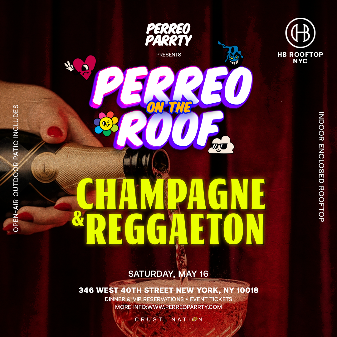 Buy tickets for Champagne Reggaeton Party - HB Rooftop Skyline Views Midtown NYC Champagne Reggaeton Party - HB Rooftop Skyline Views Midtown NYC