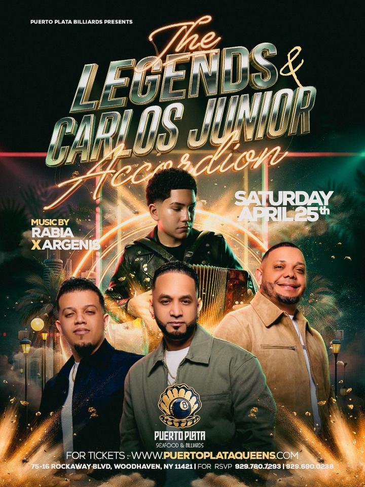 Buy tickets for The Legends & Carlos Junior Accordion The Legends & Carlos Junior Accordion