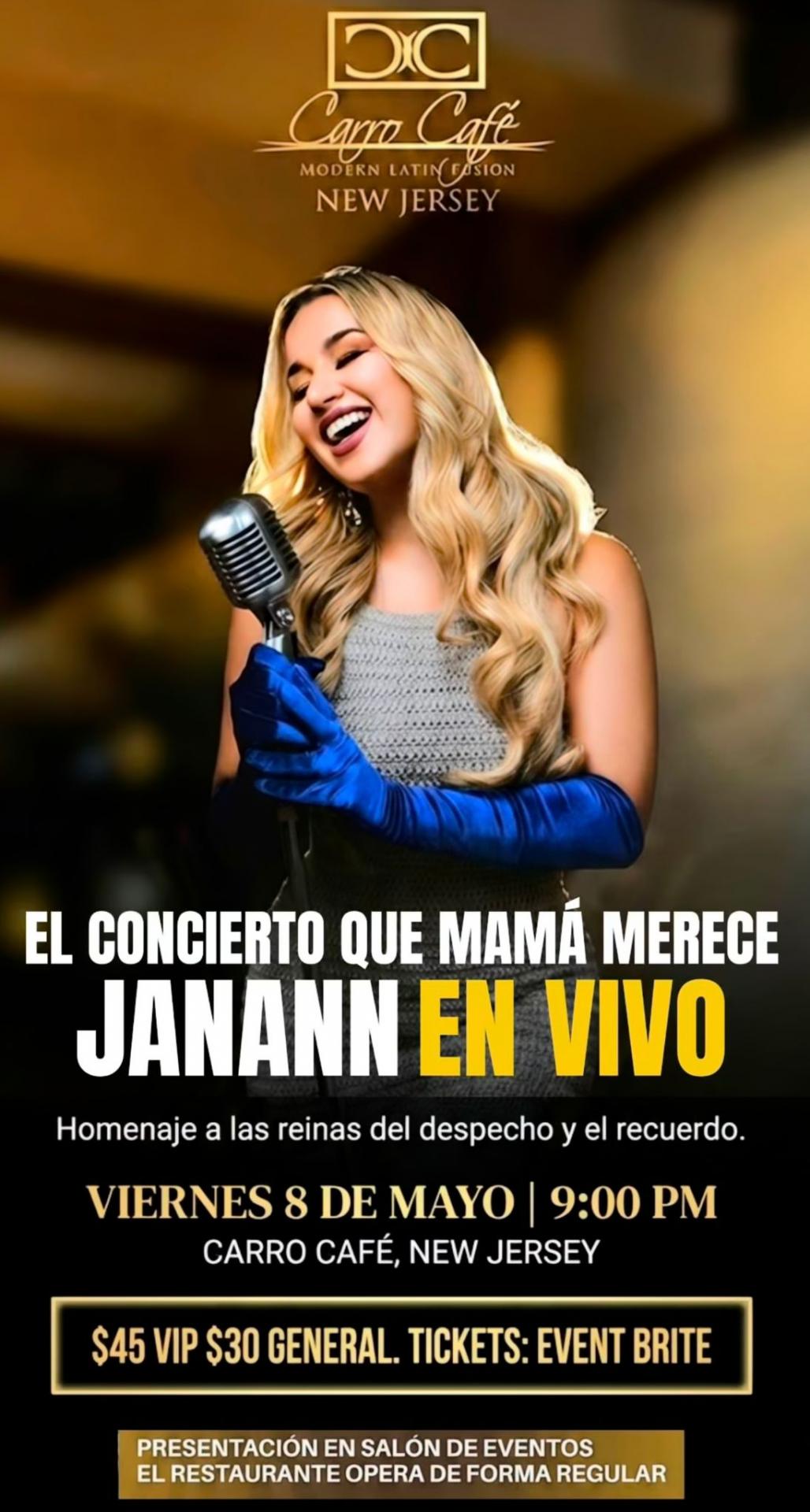 Buy tickets for JANANN EN VIVO JANANN EN VIVO